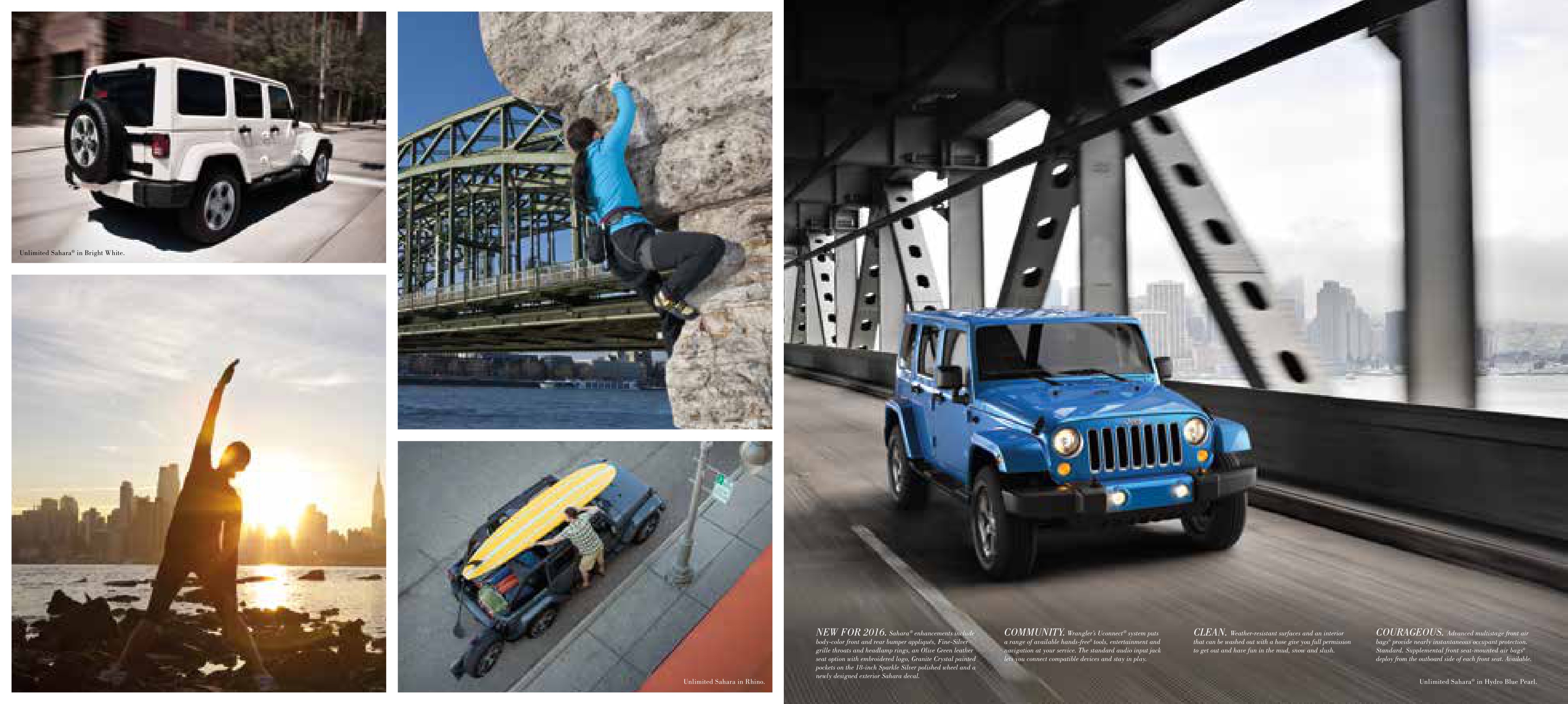 2016 Jeep Wrangler Brochure Page 1